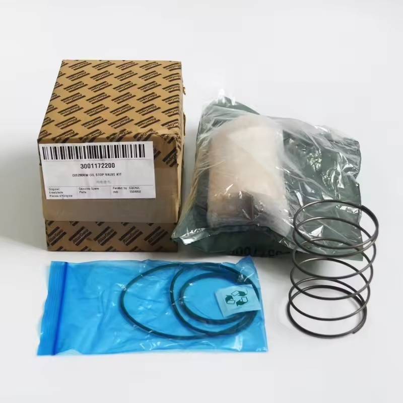 الأصلي 3001172200 Atlas Copco Oil Stop Valve مجموعة قطع غيار أصلية لضاغط الهواء
